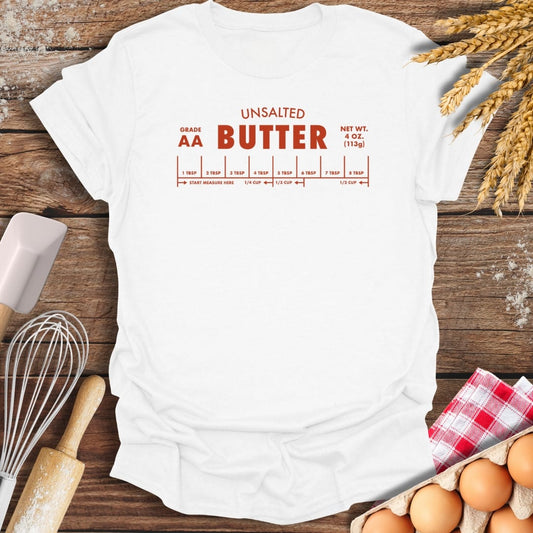 Unsalted Butter T-Shirt White / S Baking Threads