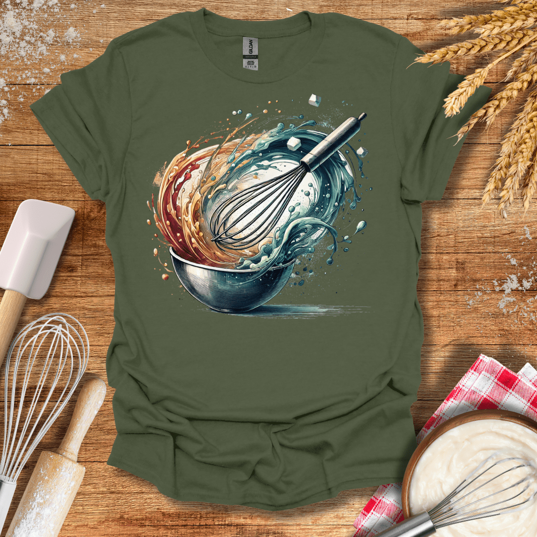 Whirlwind of Baking T-Shirt Military Green / S Baking Threads