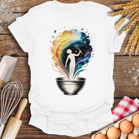 Whisk Goddess T-Shirt White / S Baking Threads
