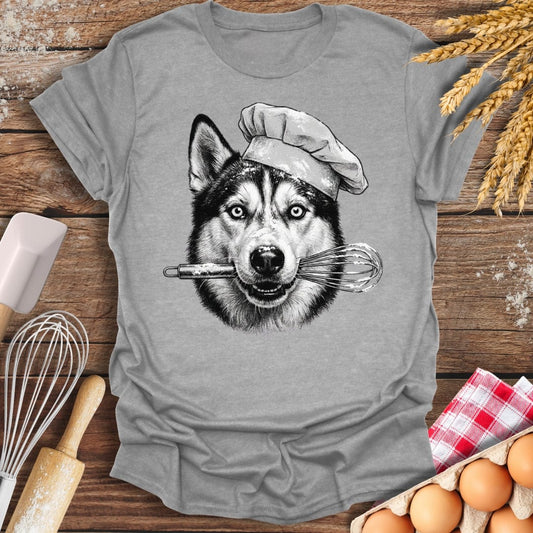 Whisk Master Husky T-Shirt Sport Grey / S Baking Threads
