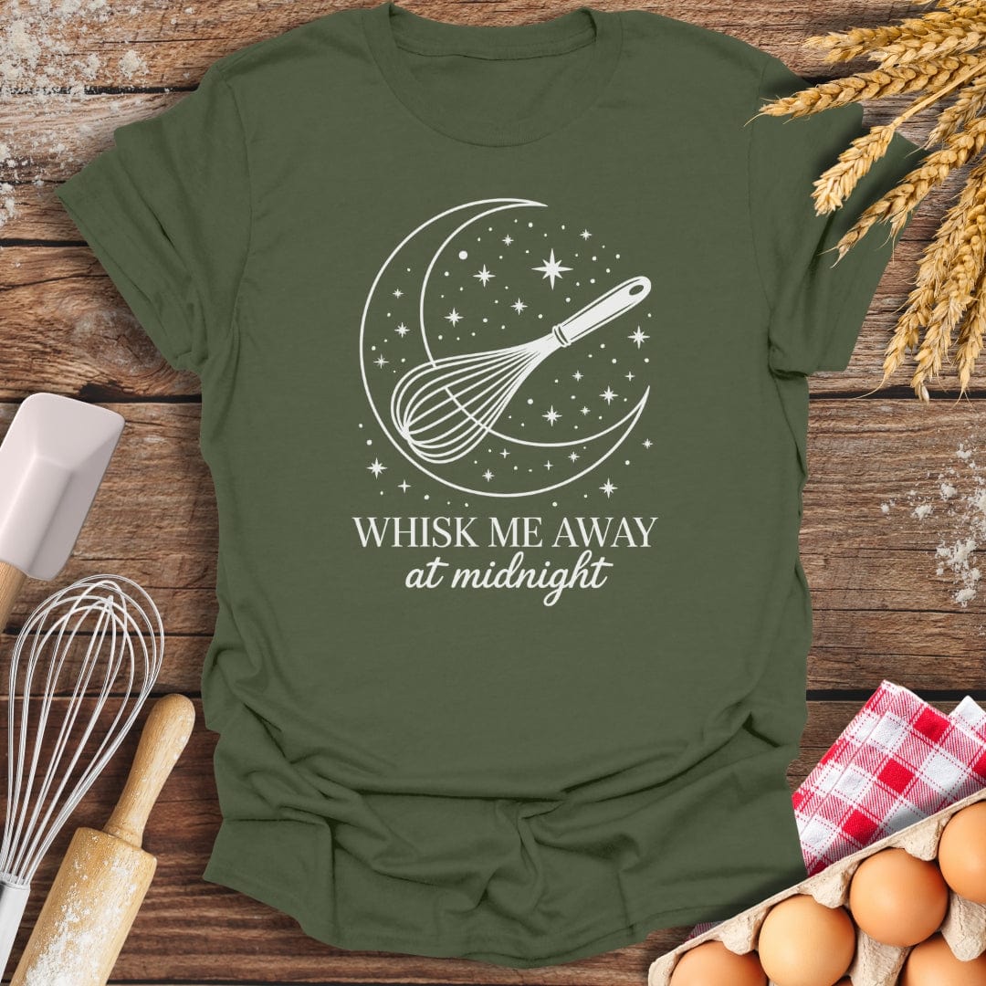 Whisk Me Away T-Shirt Military Green / S Baking Threads