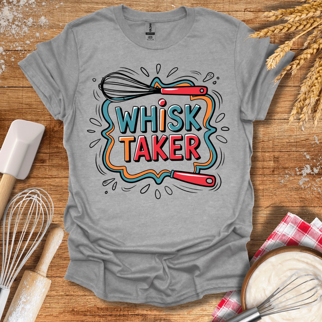 Whisk Taker T-Shirt Sport Grey / S Baking Threads