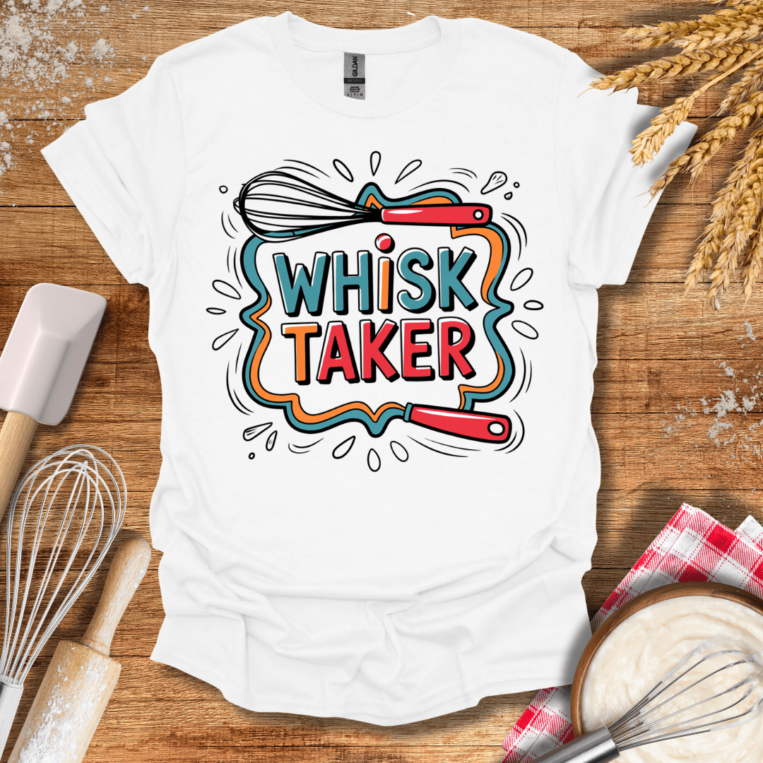 Whisk Taker T-Shirt White / S Baking Threads