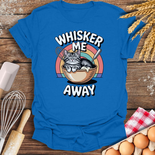 Whisker Me Away T-Shirt Royal / S Baking Threads