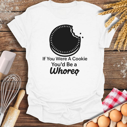 Whoreo Cookie T-Shirt White / S Baking Threads