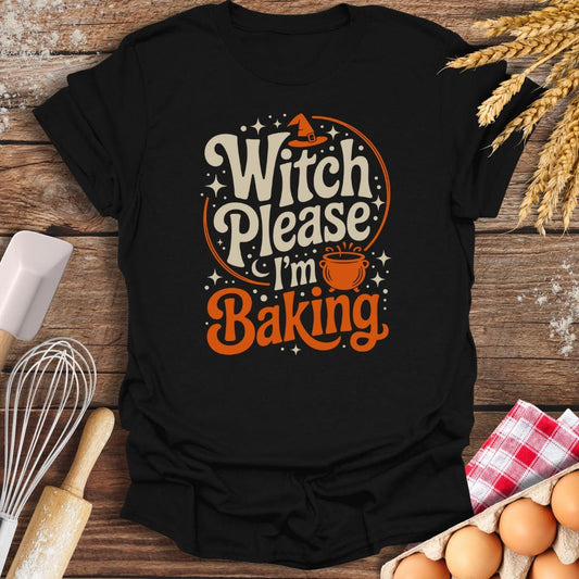 Witch Please T-Shirt Black / S Baking Threads