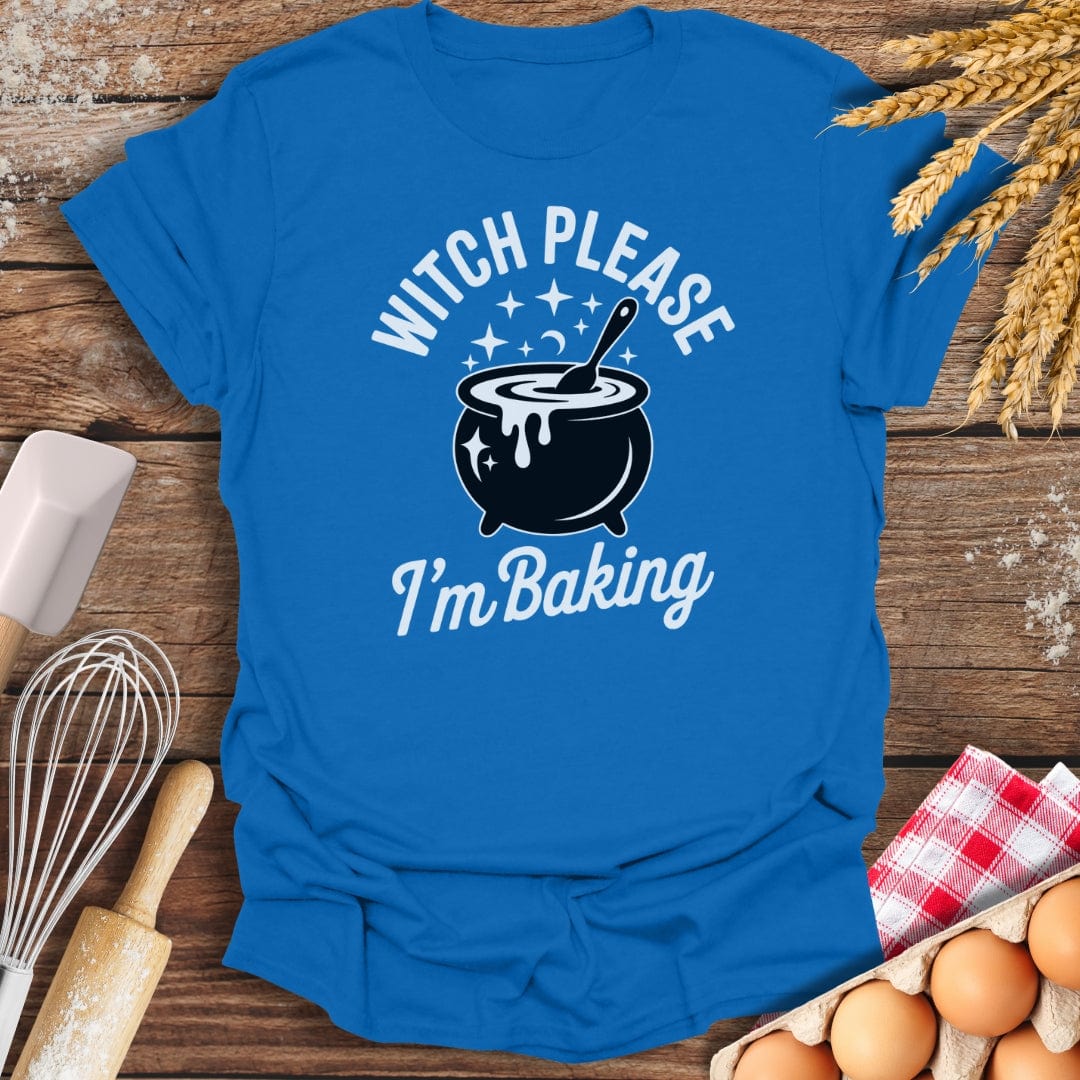 Witch Please T-Shirt Royal / S Baking Threads