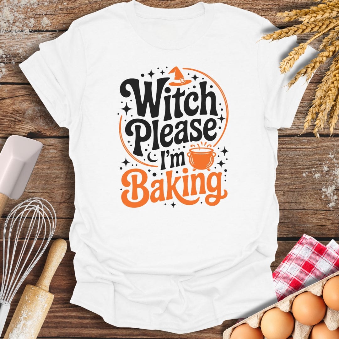 Witch Please T-Shirt White / S Baking Threads