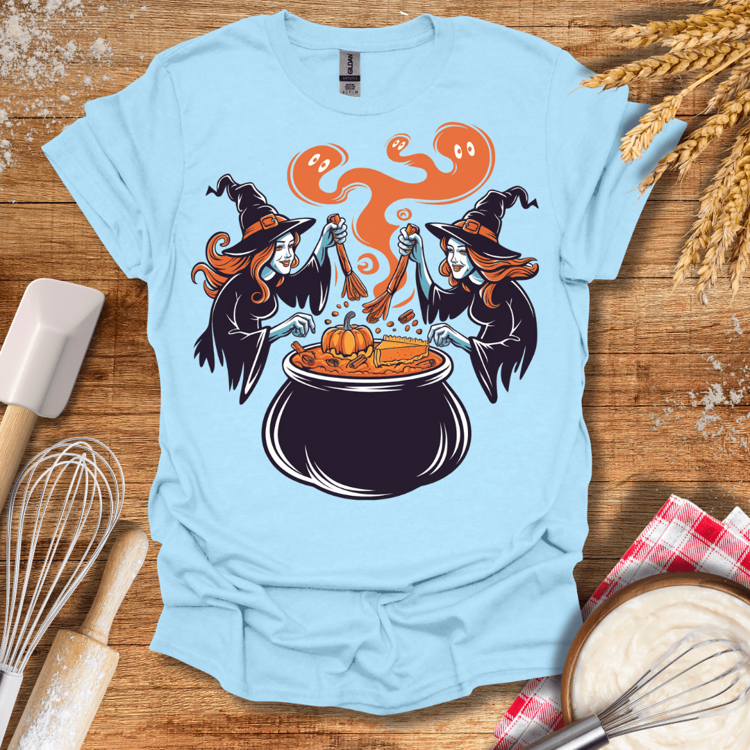 Witch's Bakery T-Shirt Light Blue / S Baking Threads