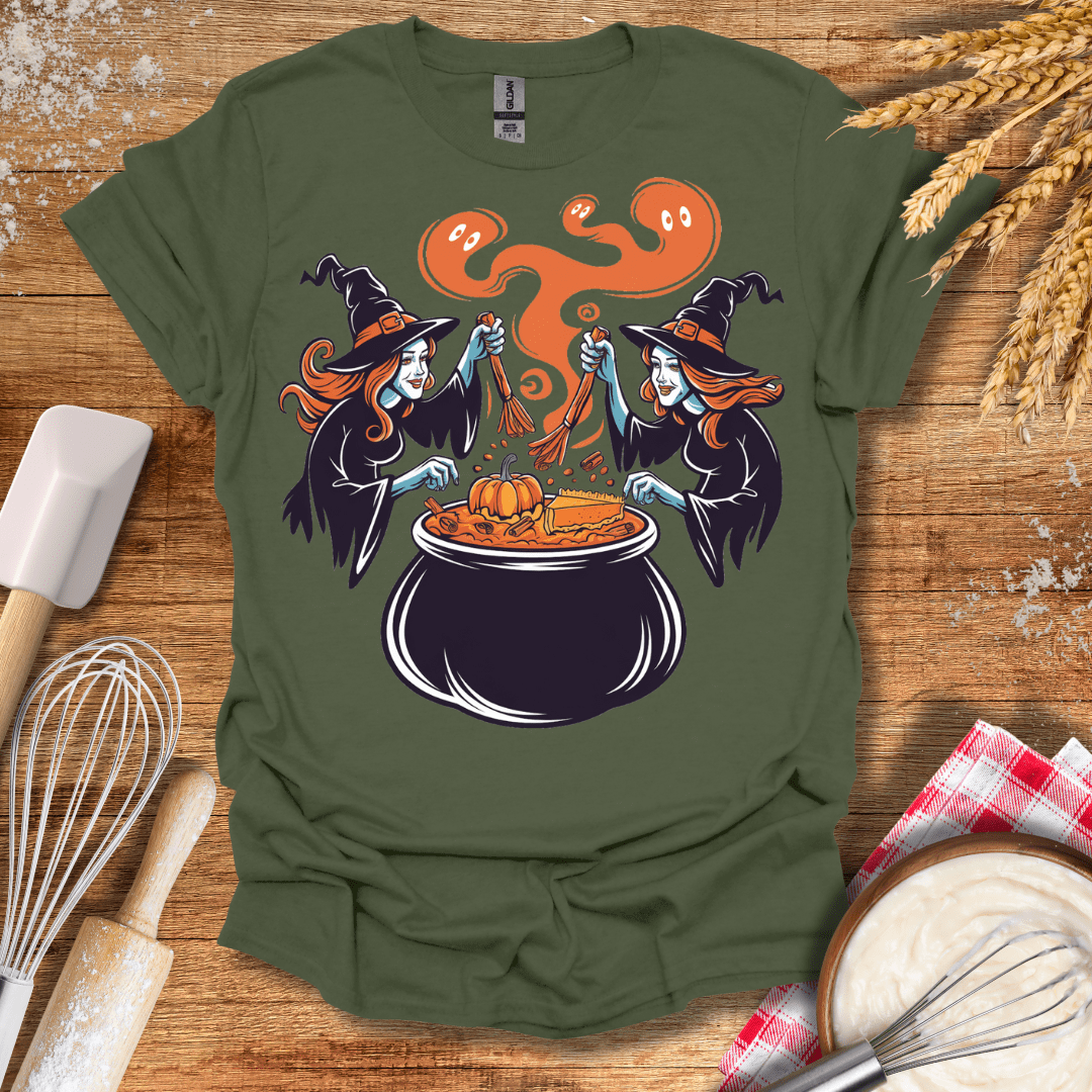 Witch's Bakery T-Shirt Military Green / S Baking Threads