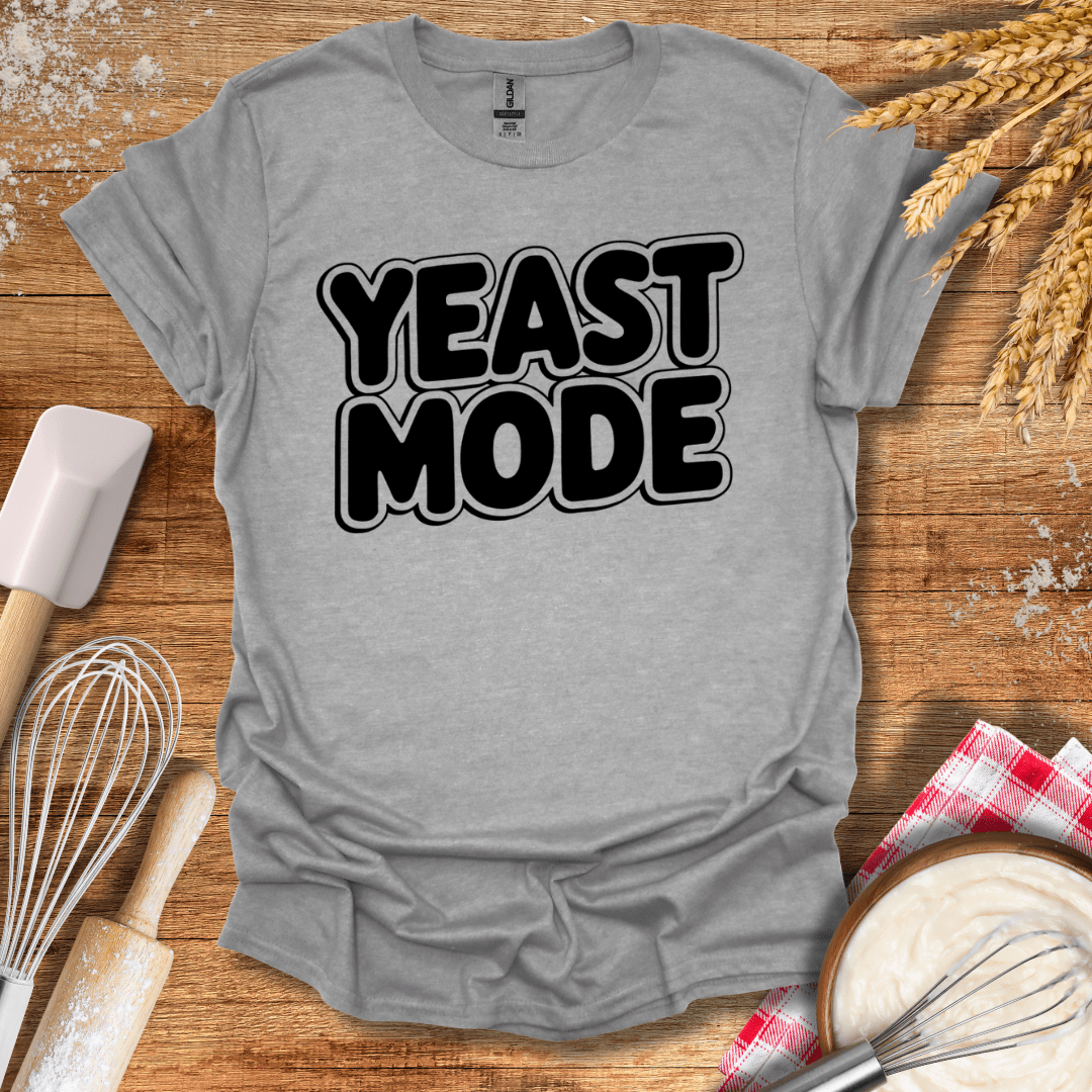 Yeast Mode T-Shirt Sport Grey / S Baking Threads