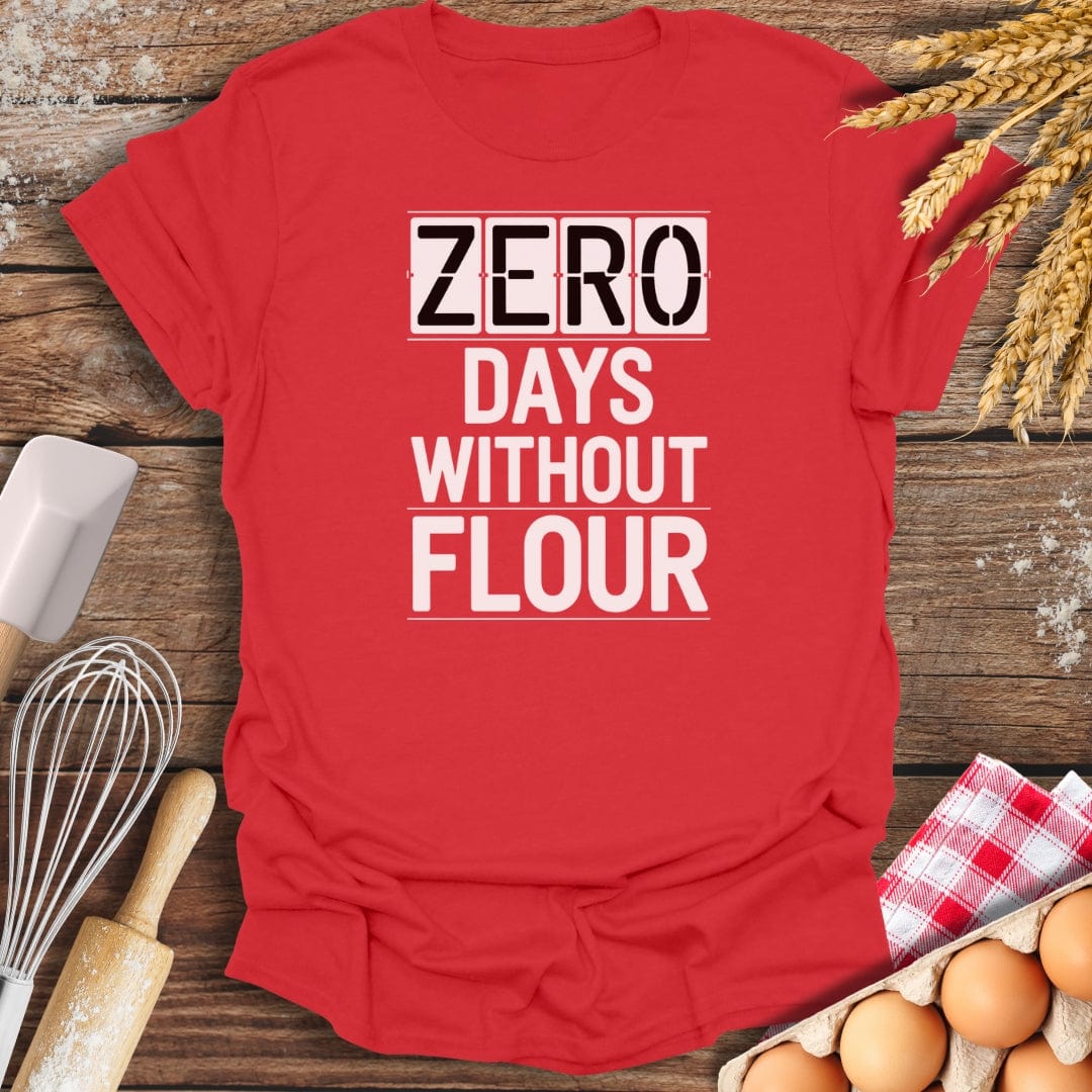 Zero Days T-Shirt Red / S Baking Threads