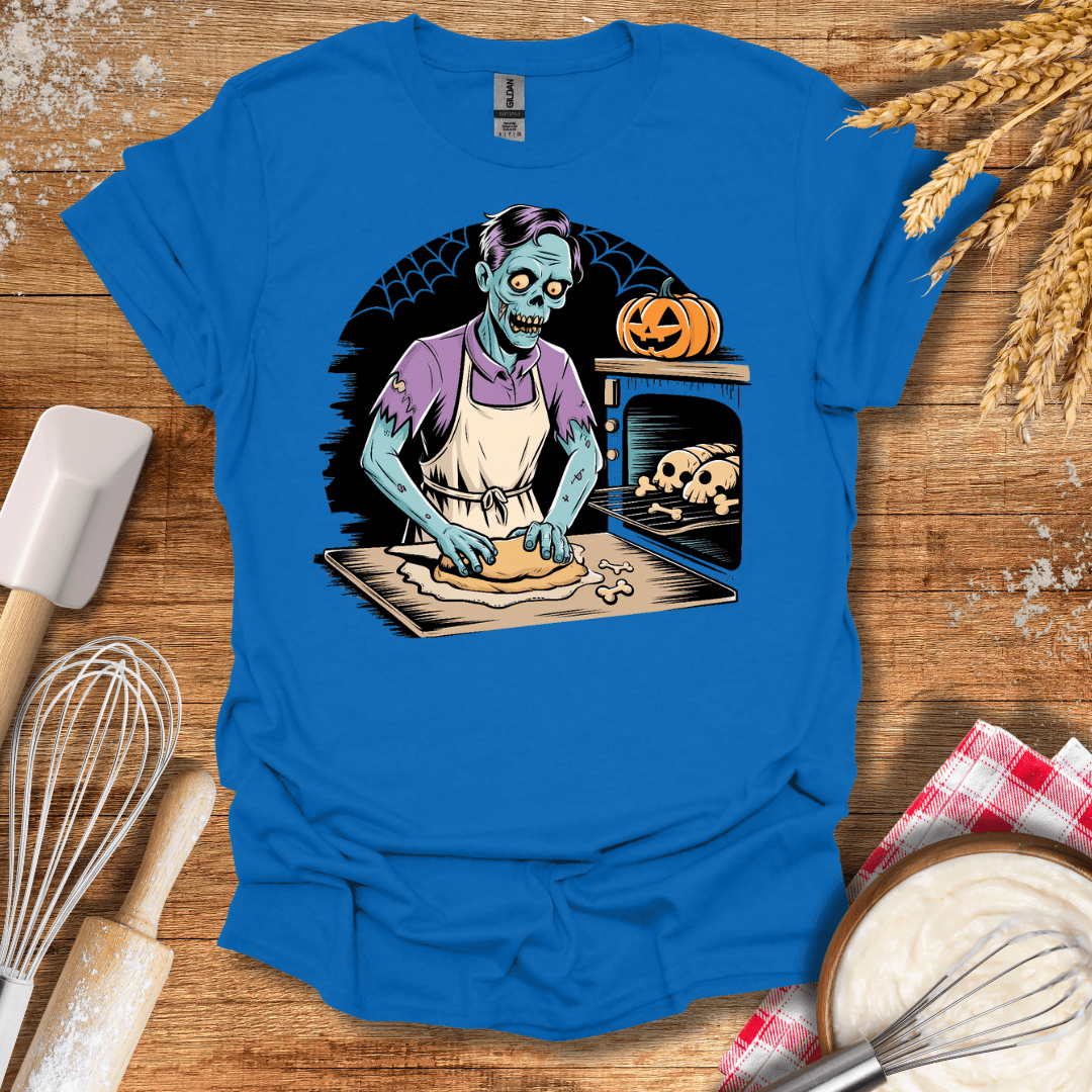 Zombie Baking T-Shirt Royal / S Baking Threads