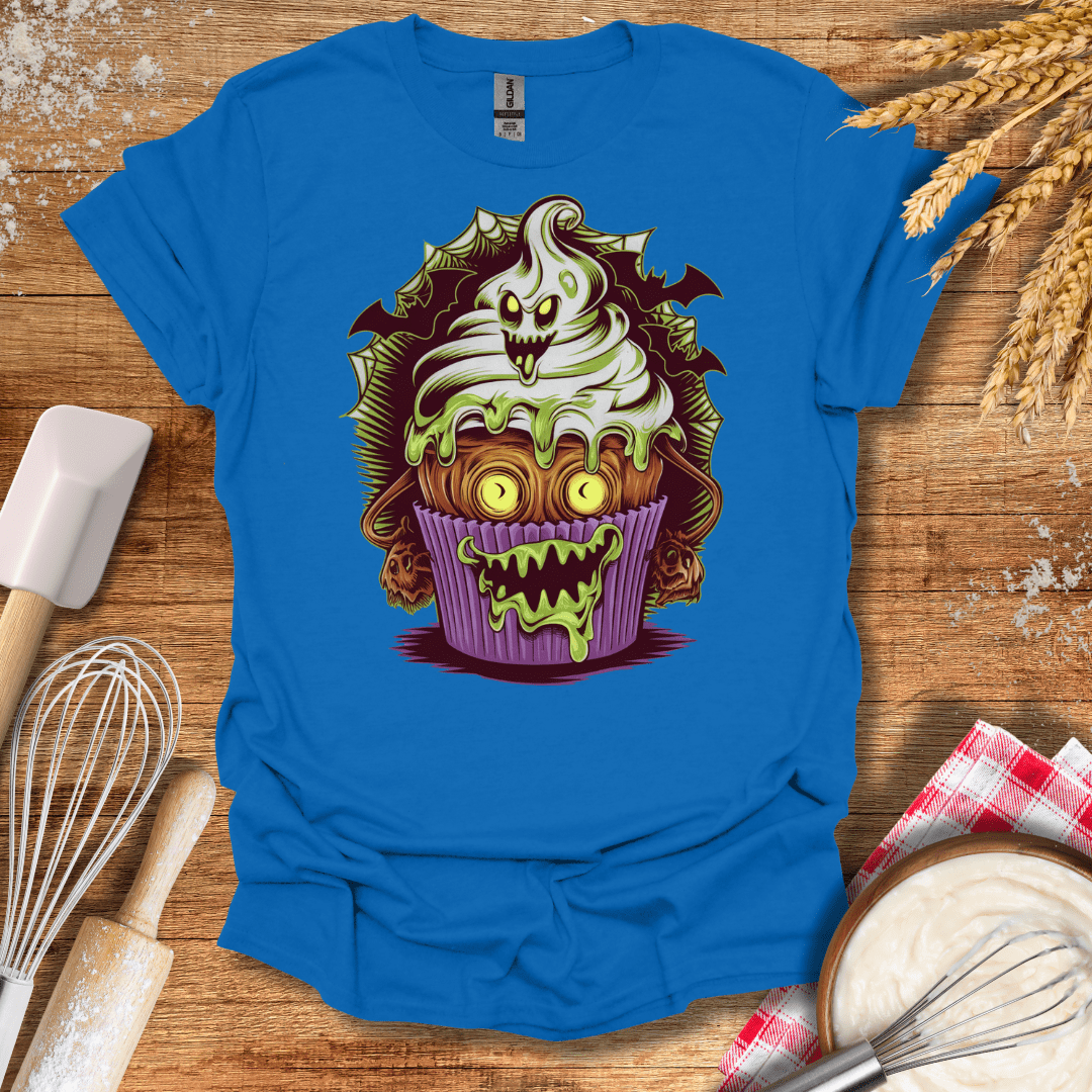 Zombie Cupcake T-Shirt Royal / S Baking Threads