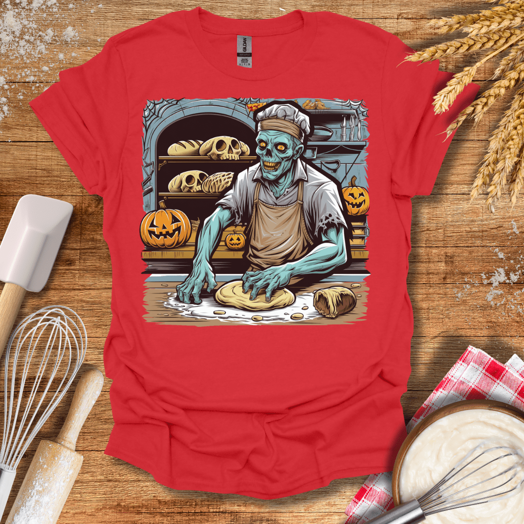 Zombie's Bakery T-Shirt Red / S Baking Threads