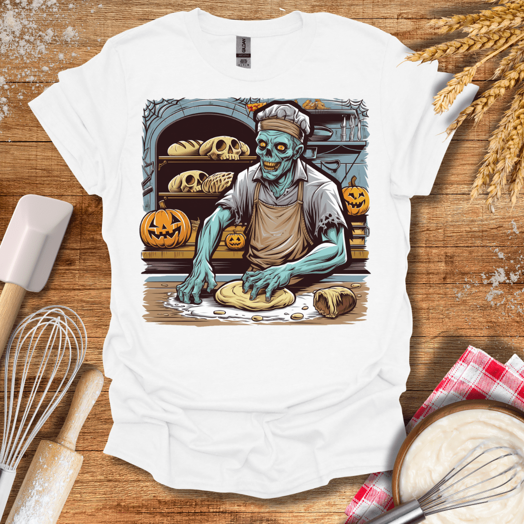 Zombie's Bakery T-Shirt White / S Baking Threads